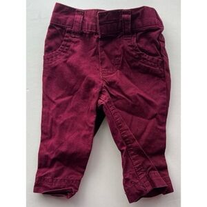 Cat & Jack Baby • Burgundy Maroon Baby Pants